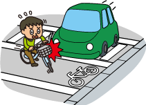 保育士・職員が通勤途上に自動車と接触した場合の過失割合による賠償責任は。